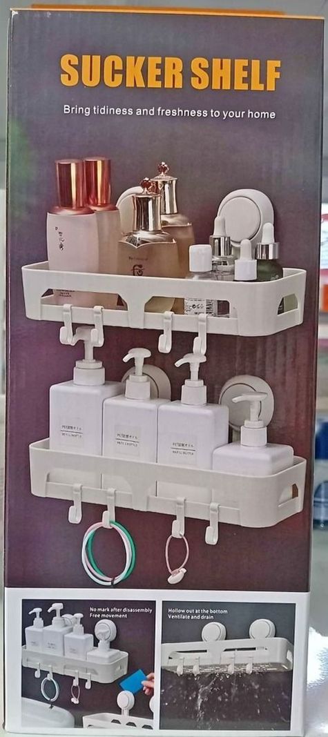 Estante Organizador de Pared Blanco-2