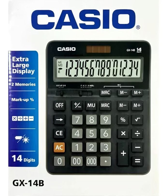 Calculadora CASIO 8 diguitos GX-14B-2
