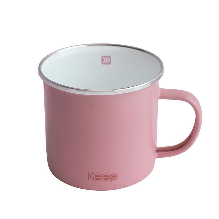 MUG METALICO 16OZ KEEP ROSADO-2