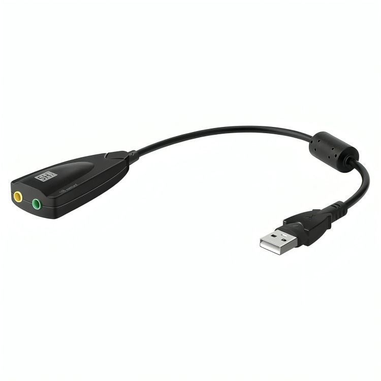 Tarjeta De Sonido Usb 3d Virtual 5hv2 7.1-0