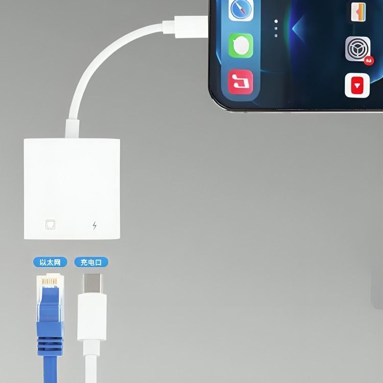 Adaptador Tipo-c A Rj45 Lan Gigabit Ethernet 10/100/1000mbps-3