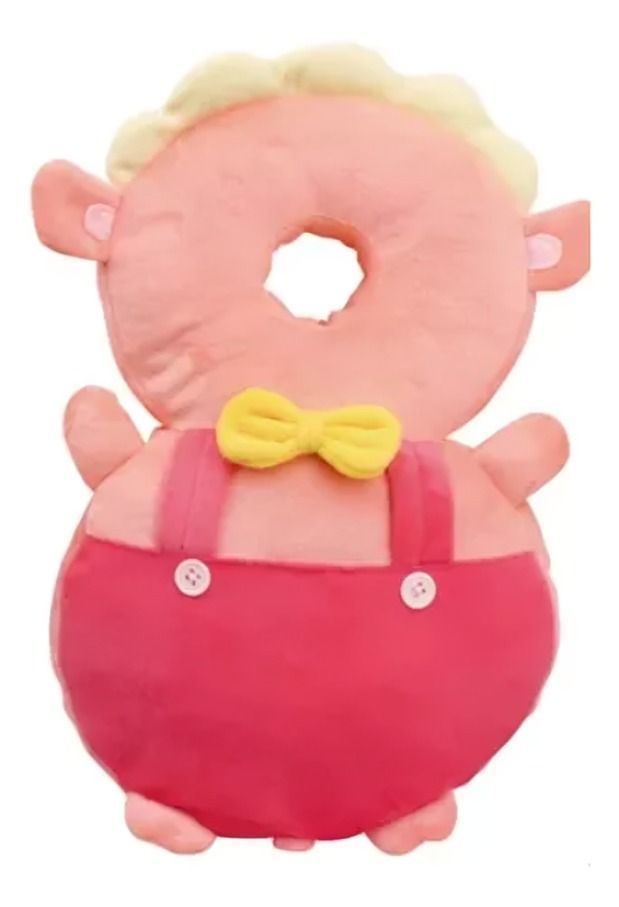Almohada Bebe Antigolpe  Color Rosada-1