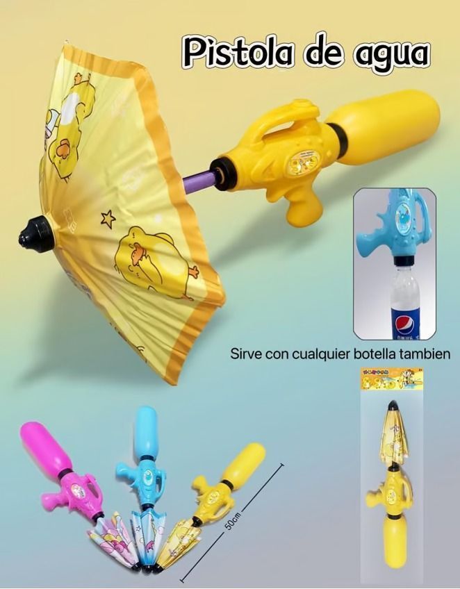 Pistola de Agua Con Paraguas-2