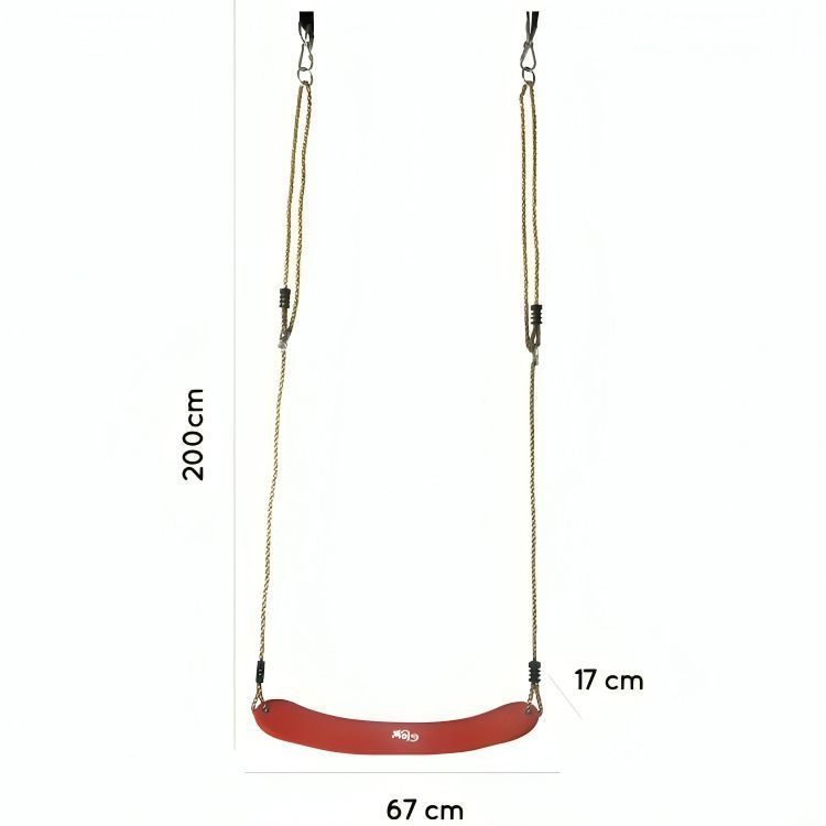 Columpio Goma Eva Glowup Rojo-3
