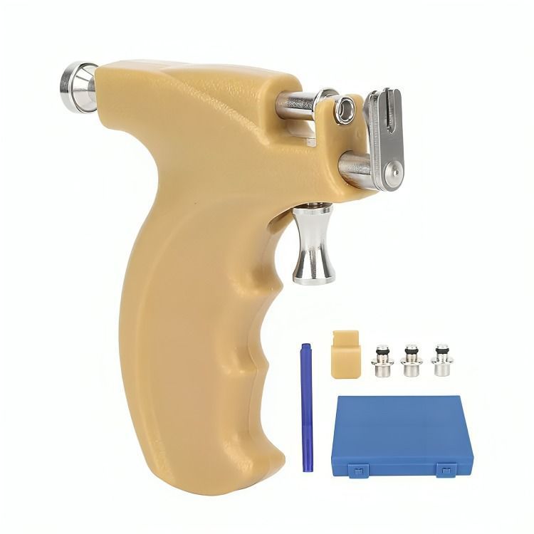 Pistola Inoxidable Perforadora Oreja Aros-0