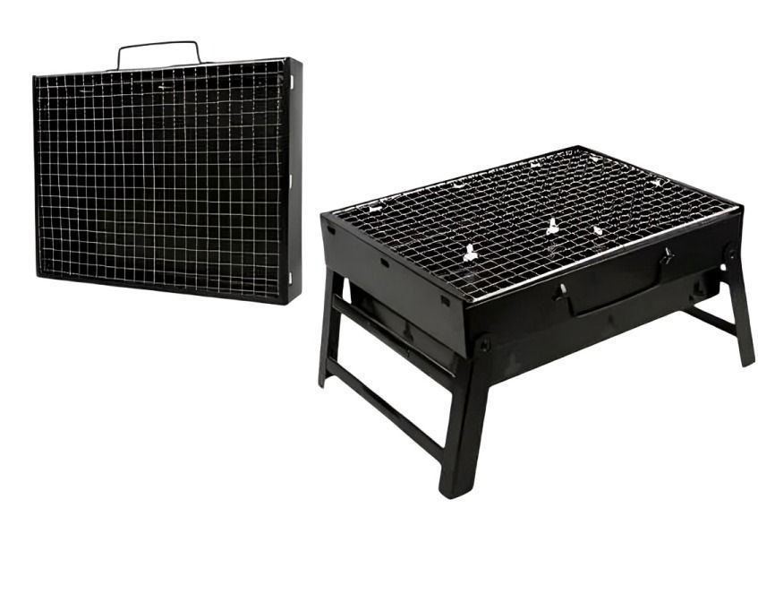 PARRILLA CUADRADA BBQ 36 X 29 X 7,5 CM-1