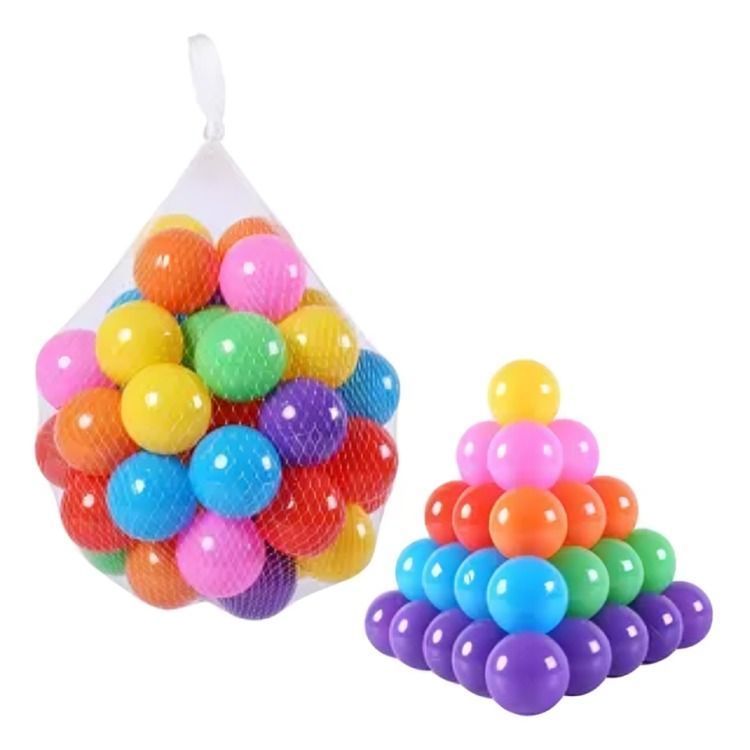  50 Pelotas de Piscina de 5.5cm colores-2