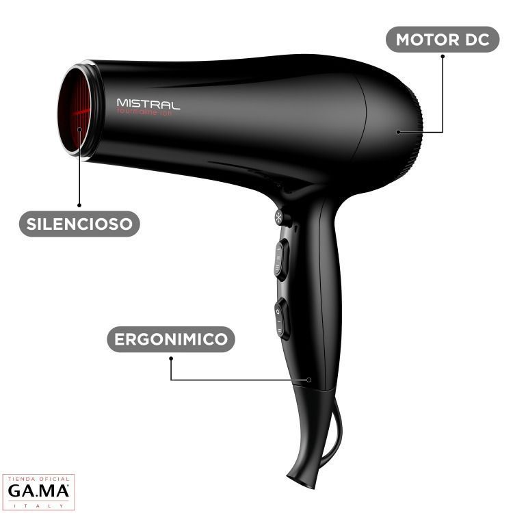 SECADOR GAMA MISTRAL NEGRO-3