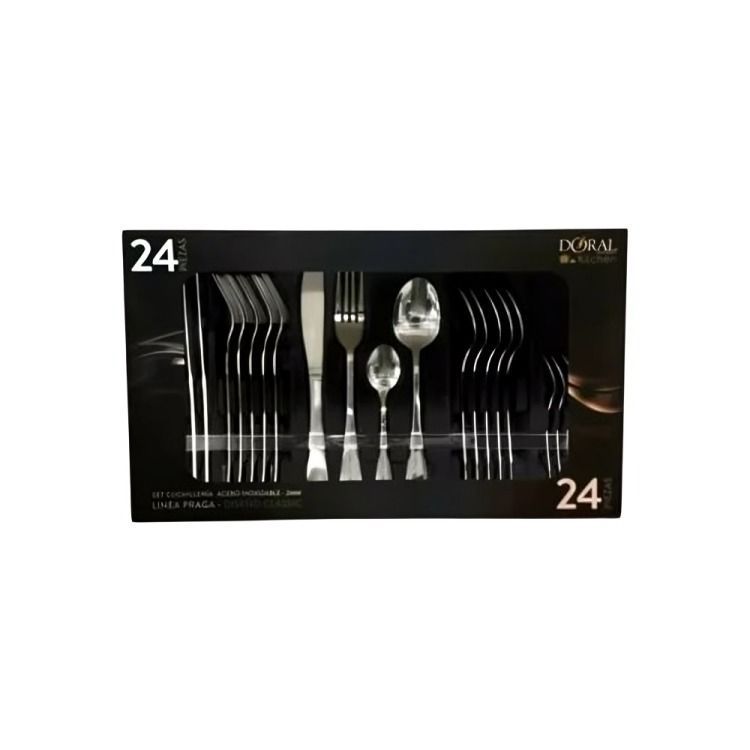SET CUCHILLERIA PRAGA 24 PZS. 2.0mm -0