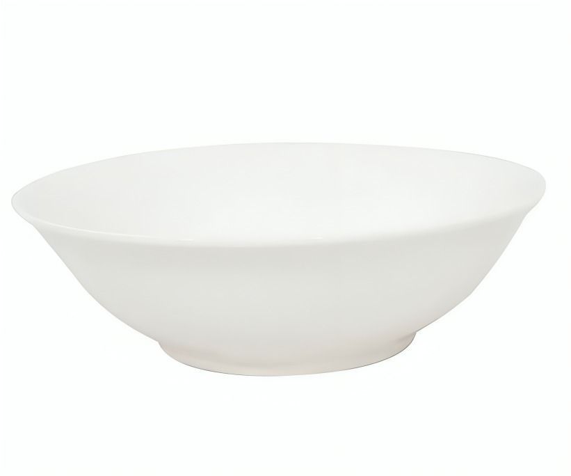 Ensaladera 22,5 cm porcelana blanca-0