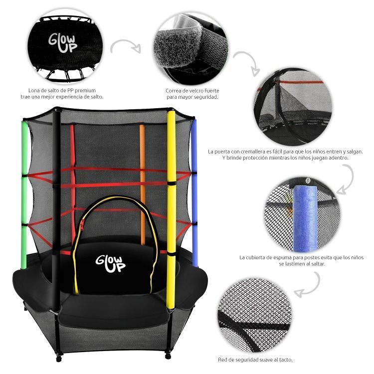 Cama Elástica + Malla 4,5ft -2