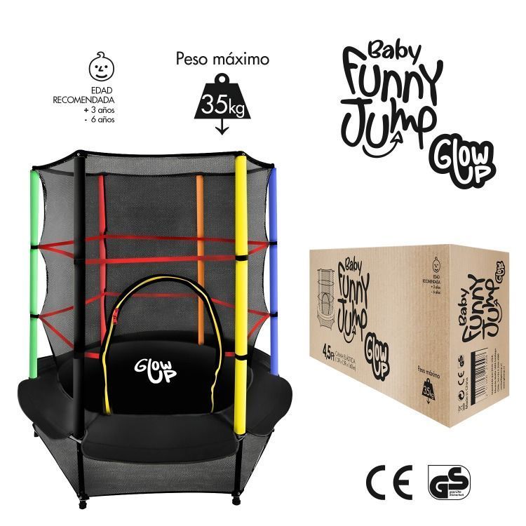 Cama Elástica + Malla 4,5ft -3