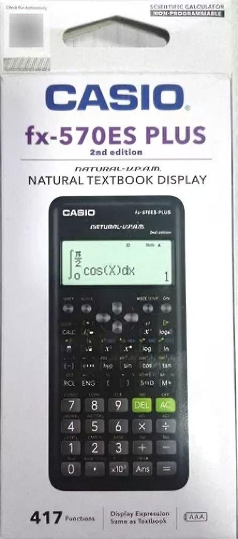 Calculadora CASIO cientifica  FX-570 ES PLUS -3