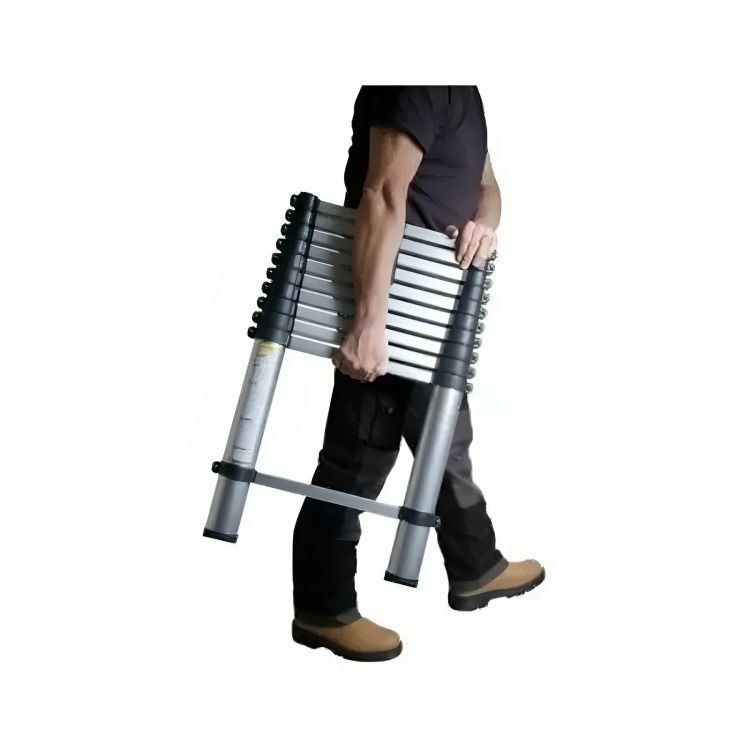Escalera Telescopica Soporta 150kg Aluminio Retráctil 3.2 M-1