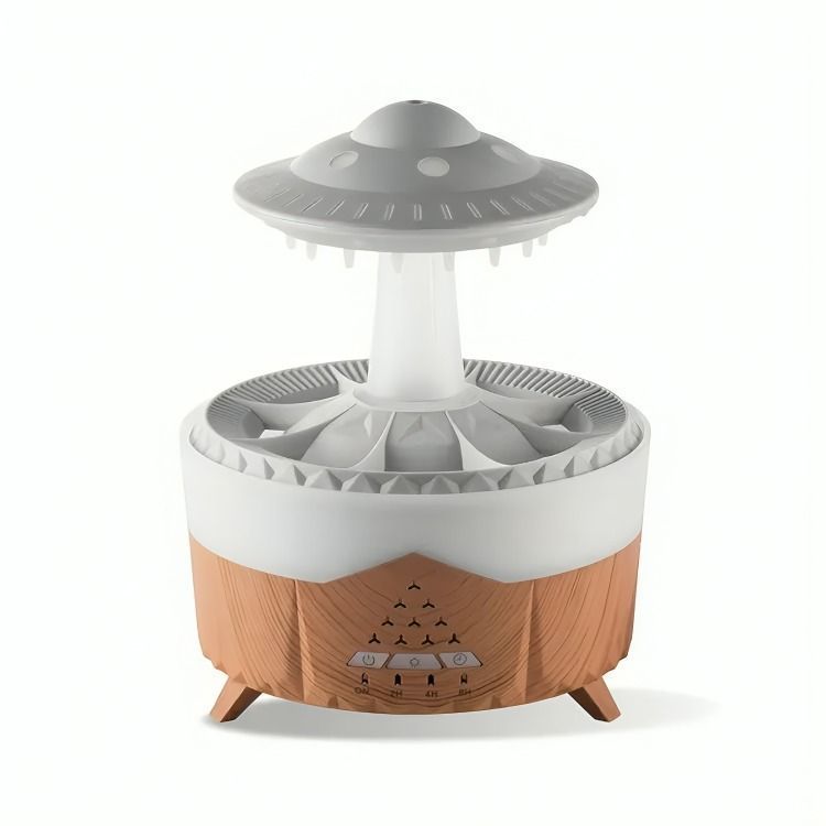 Difusor Humificador Relajante Hongo Gotas de Lluvia-0