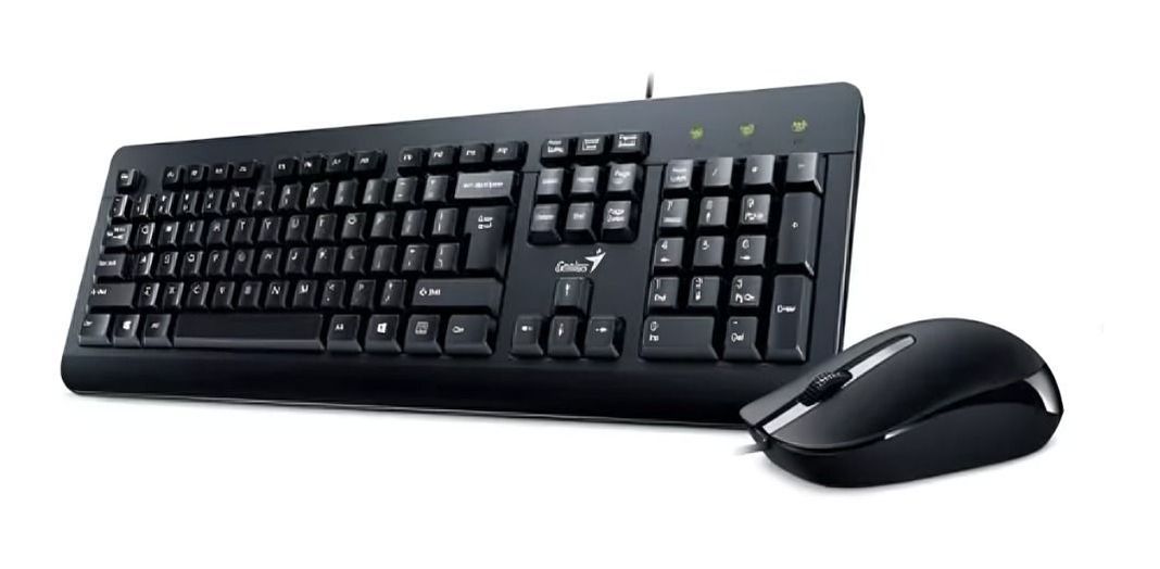 COMBO TECLADO ESP. + MOUSE ALAMBRICO USB KM-160-0