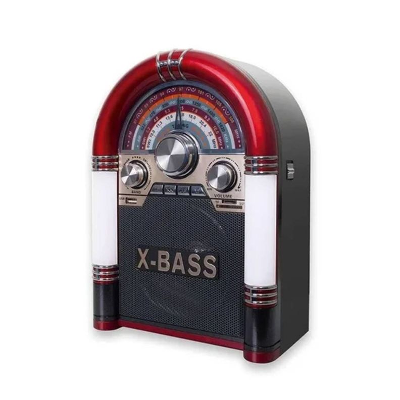 RADIO ROCKOLA FM DE 3 BANDAS CON USB-SD BATERIA RECARGABLE AUDIOPRO