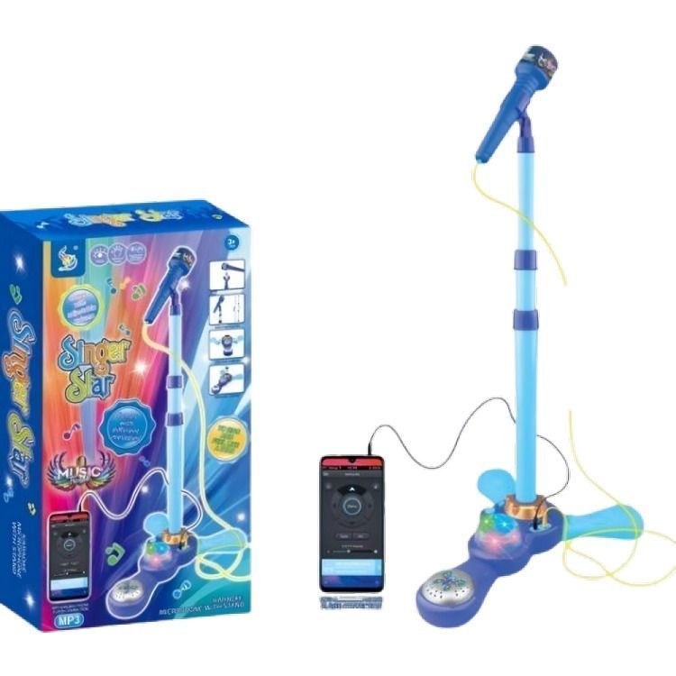 Microfono simple azul modelo HD-8913-1