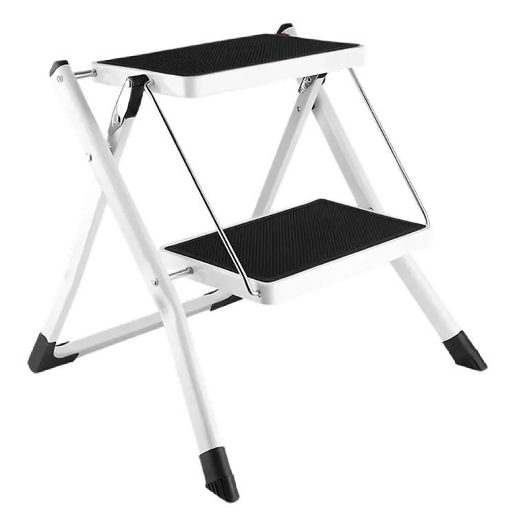 Escalera Multiuso Plegable 2 Peldaños Ultra Compacta-0