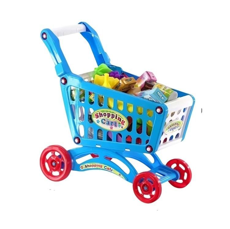 Carrito de compras 56 pcs - Azul-0