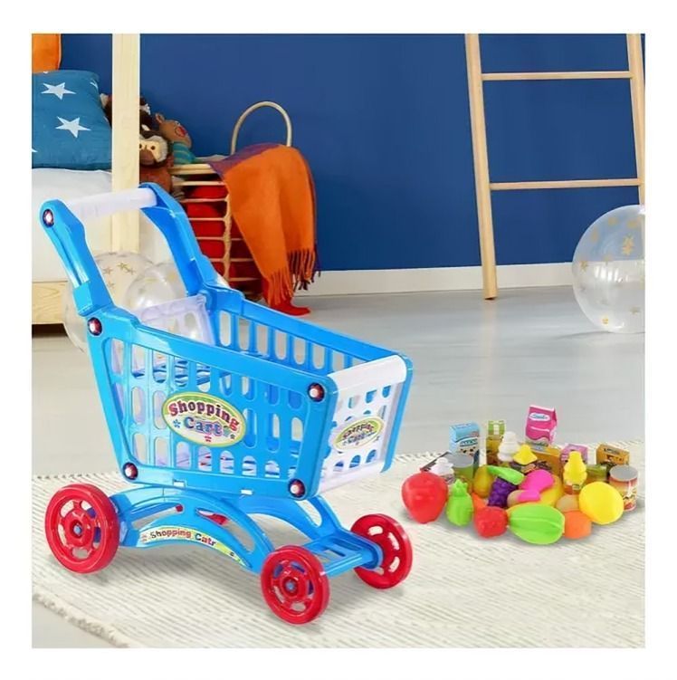 Carrito de compras 56 pcs - Azul-4