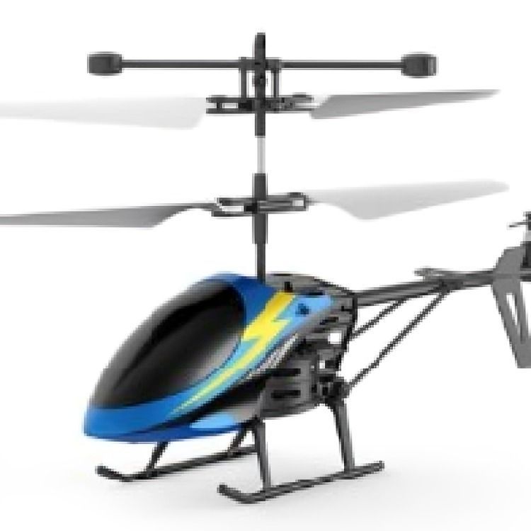 Helicoptero moderno con sensor-0