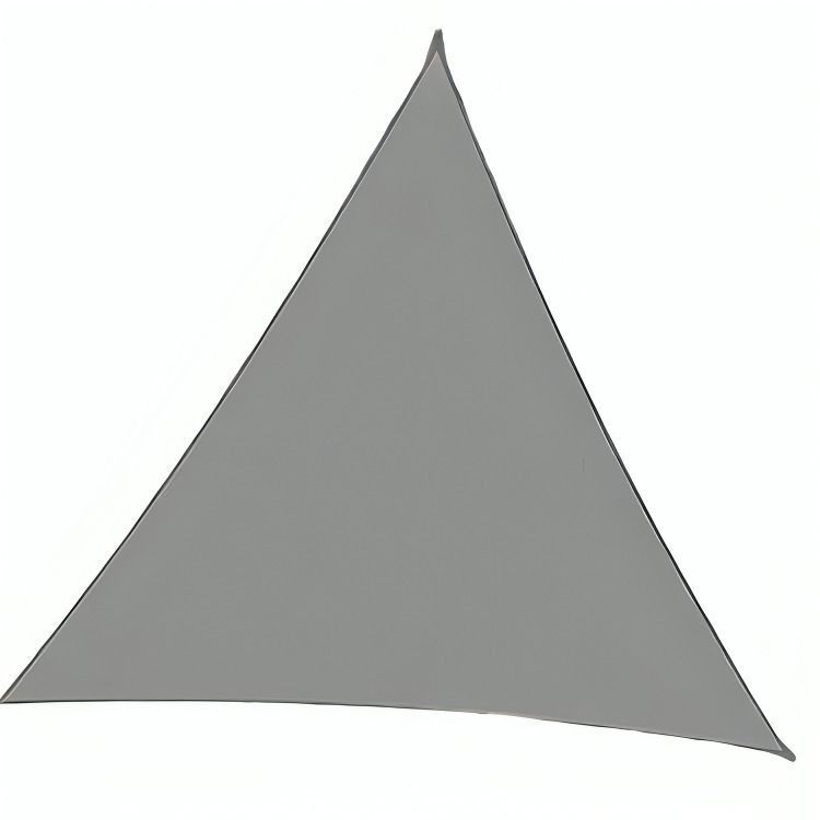 Toldo vela triangular color gris -0