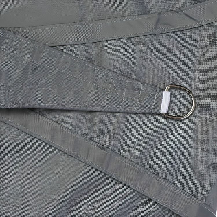 Toldo vela triangular color gris -2