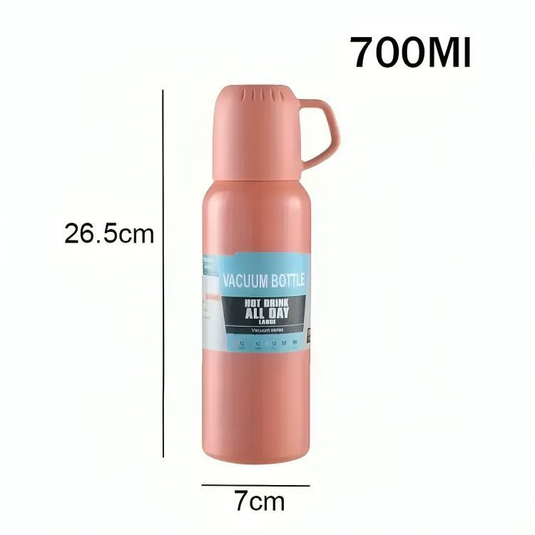 Termo Capacidad 700ml Térmico Para Bebidas Frías Y Caliente-2