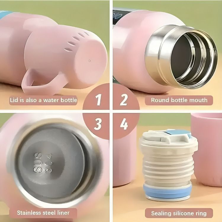 Termo Capacidad 700ml Térmico Para Bebidas Frías Y Caliente-3