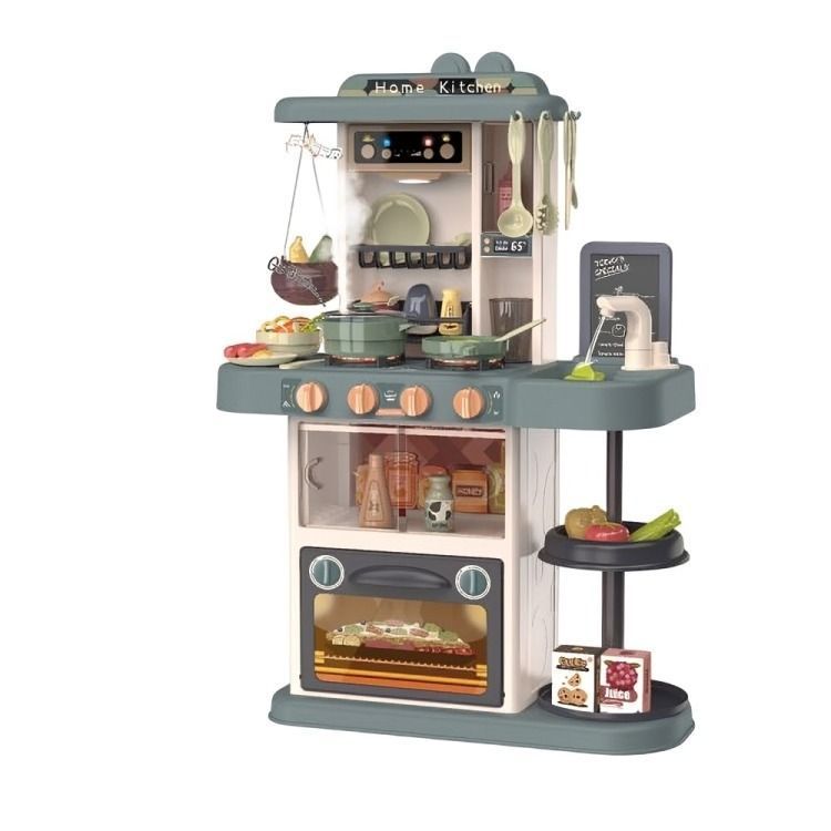 Cocina 43 pcs gris 72*51.5*23.5 agua, vapor, luz, música-1