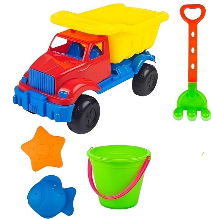 Camion Playa 6 Piezas 29x16x20-1