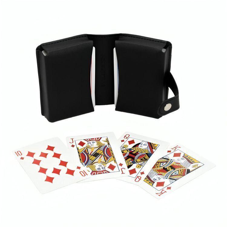 JUEGO DE NAIPES ESTUCHE CUERO VEGANO WAYU-1