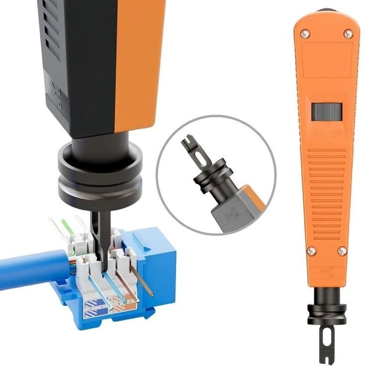 Herramienta Perforadora De Impacto De Cable De Red-4