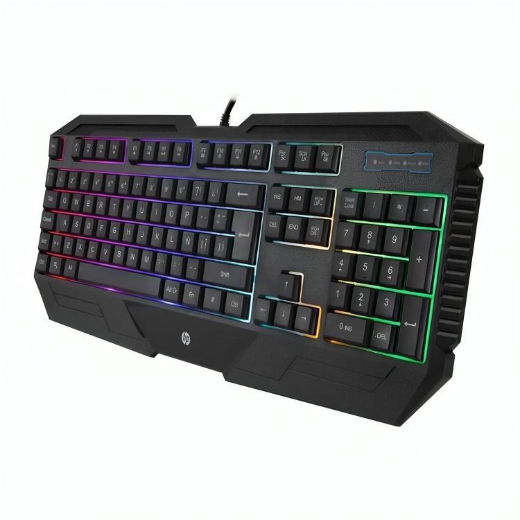 TECLADO GAMER MEMBRANA HP K110 LED RGB-1