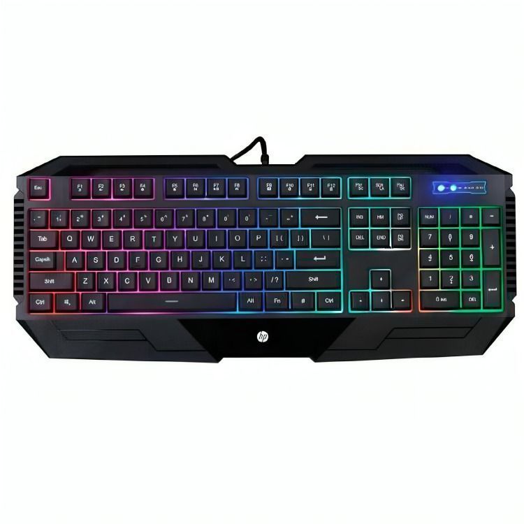 TECLADO GAMER MEMBRANA HP K110 LED RGB-2