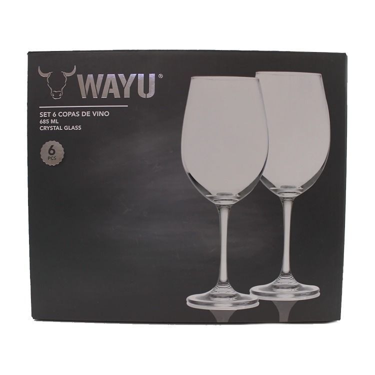 Set 6 copas cristal vino wayu-2