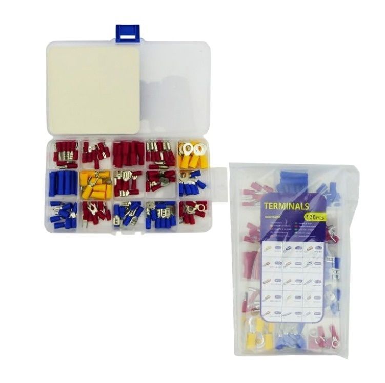 TERMINAL FASTON SURTIDO APROX 120 PCS PARA CABLE AUTO -2