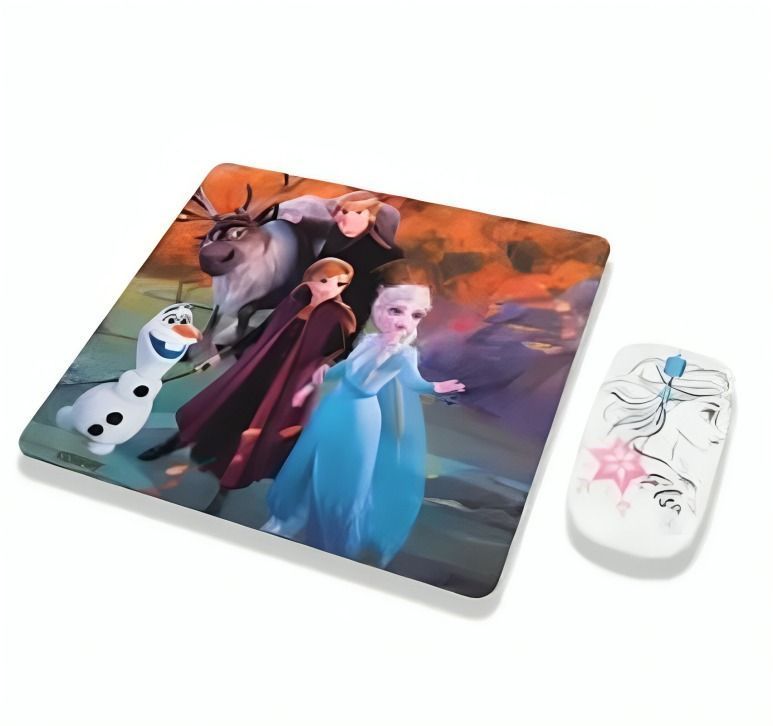 KIT MOUSE INLAMBRICO  Y MOUSE PAD FROZEN-1