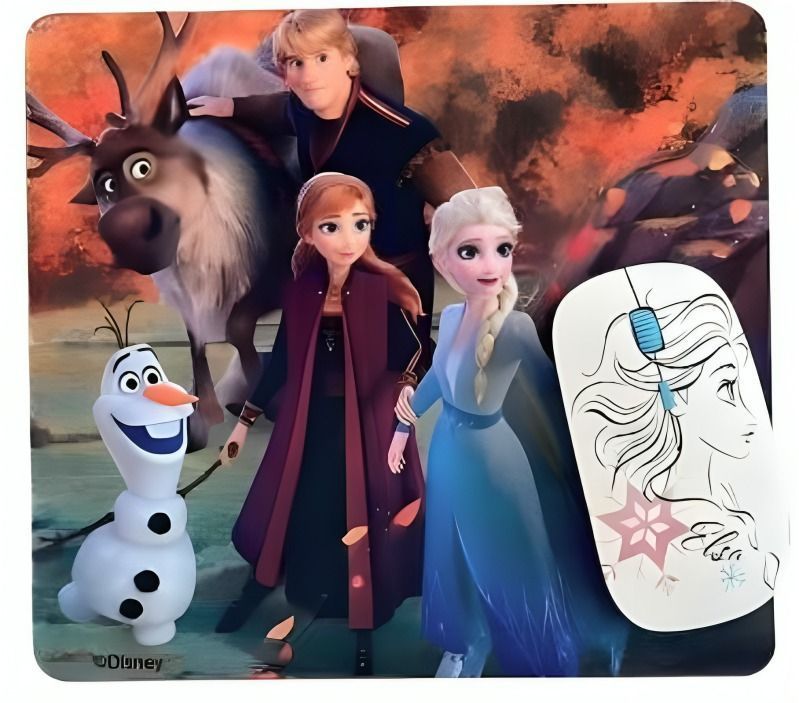 KIT MOUSE INLAMBRICO  Y MOUSE PAD FROZEN-2