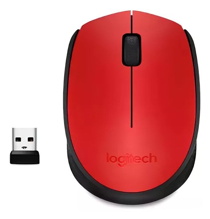  MOUSE LOGITECH INALAM M170 ROJ 910-004941-1