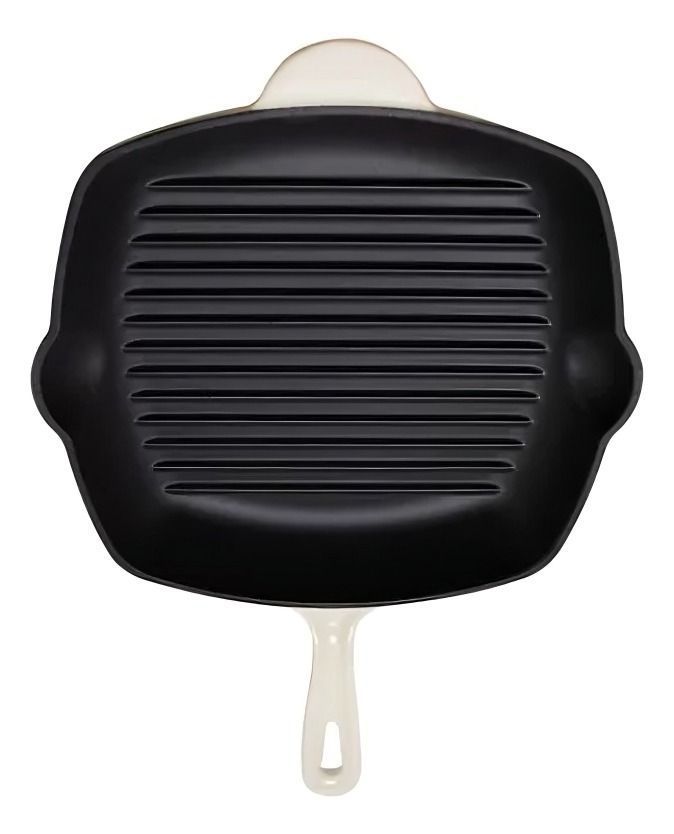 SARTEN GRILL IRON CAST 28CM WHITE KEEP-2