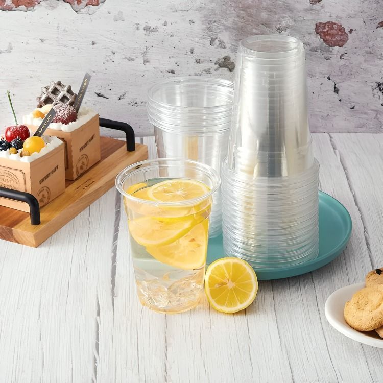 Vaso Plástico Transparente 500ml X 50 Unidades-1