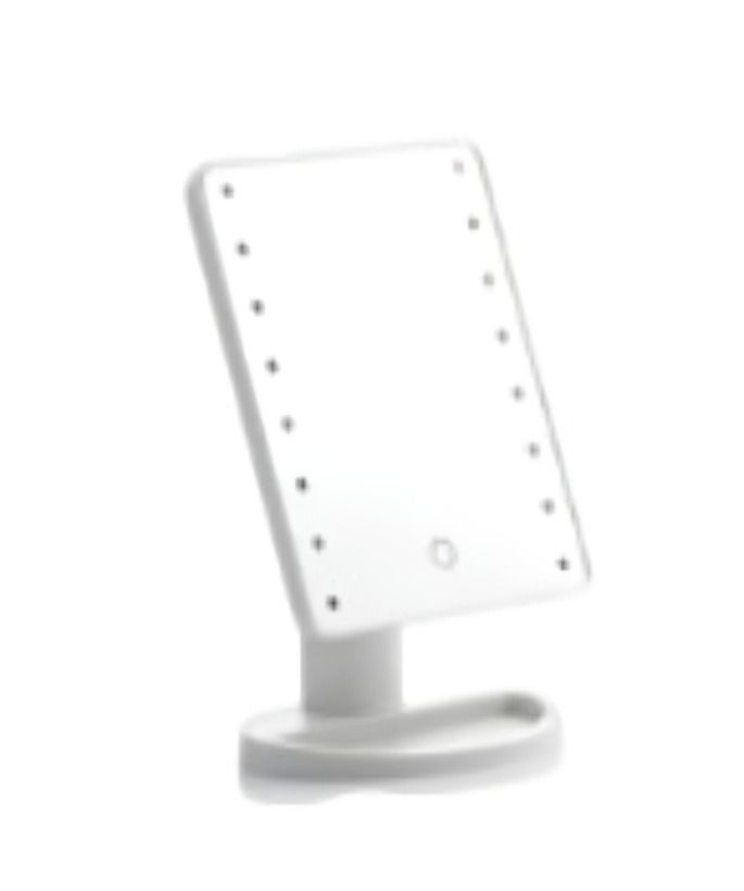 Espejo De Maquillaje Con Luz Led Rectangular -0