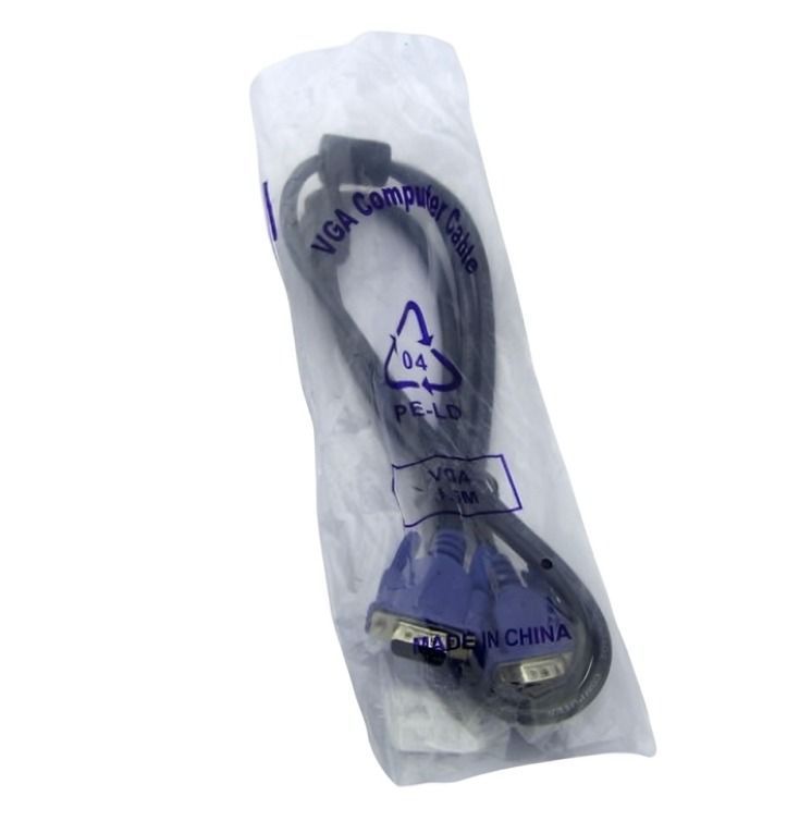 Cable VGA 1.5m Doble Filtro Color Azul-0