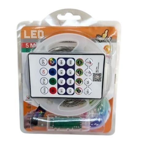 Rollo LED RGB 5M USB con Control Remoto Efectos-0