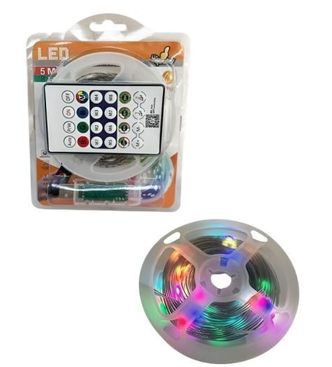 Rollo LED RGB 5M USB con Control Remoto Efectos-2