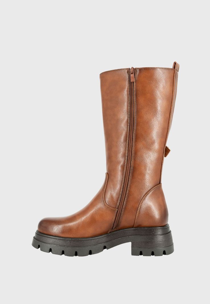 Bota Biker Zara Caramelo Alquimia-3
