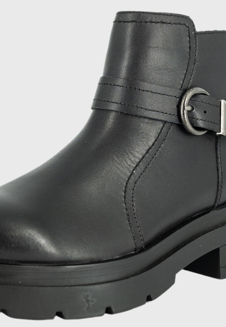 Botin de Cuero Rosie Negro Alquimia-4