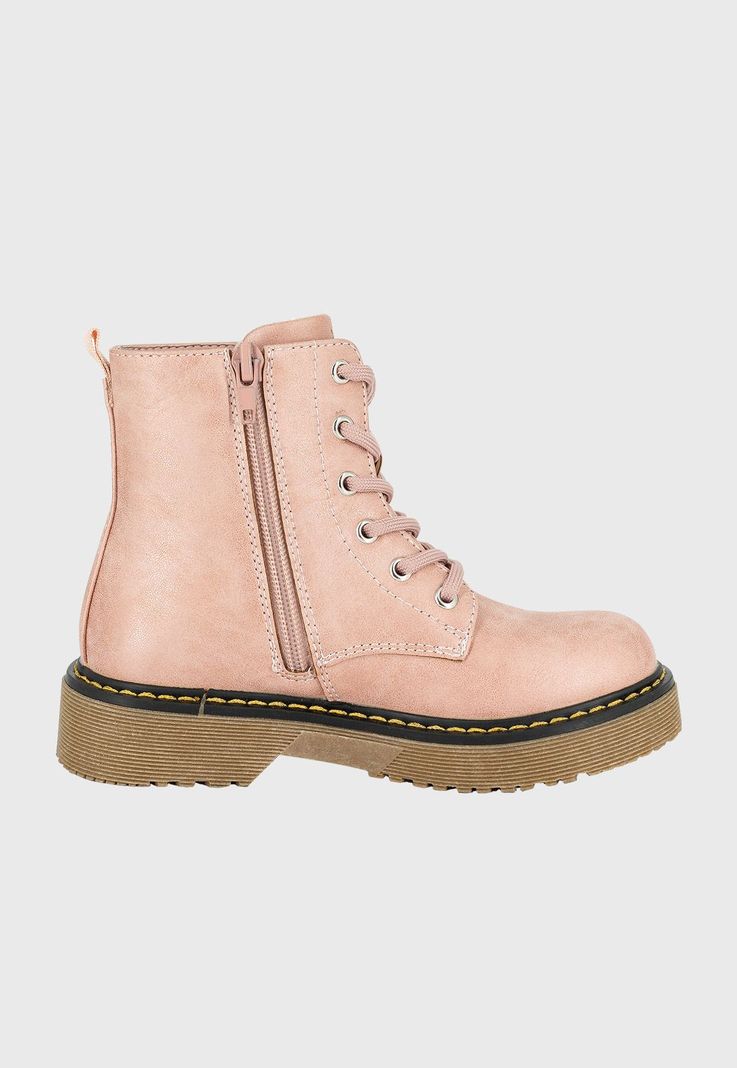 Botin Min Rosado Bamboo-3